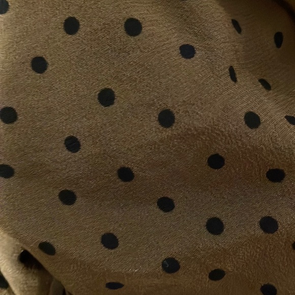 Madewell 100% Silk Flutter Sleeve Polka Dot Carmelina Blouse - Picture 5 of 5